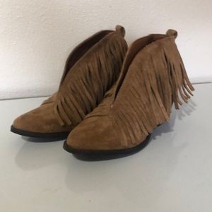 Lambert Coconuts by Matisse Fringed Bootie